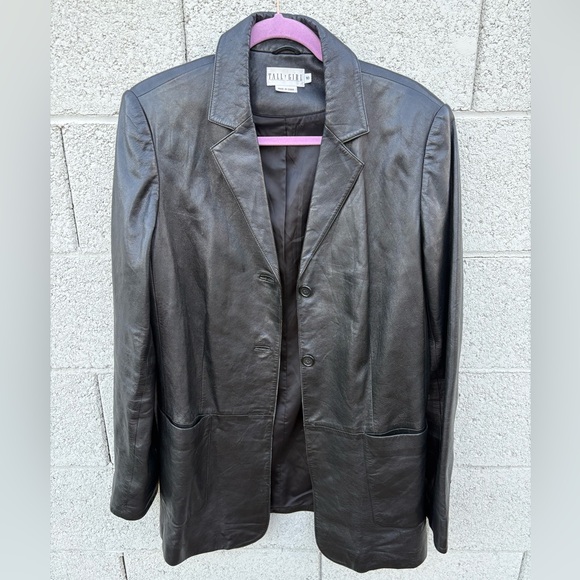 90s Vintage Leather Jacket - Picture 1 of 3